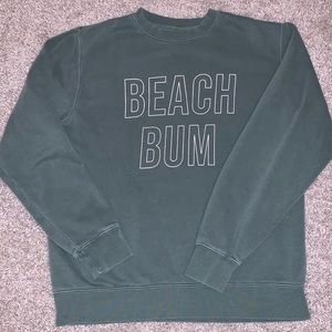 Small sweatshirt! Beach Bum!